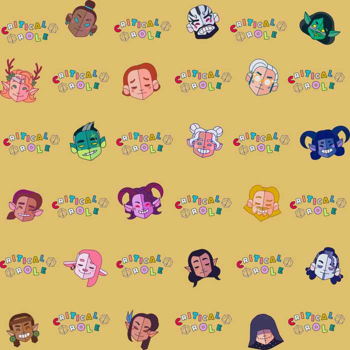 Critical Role: Scrunchie Set - 4-Pack - for just $10.99! 