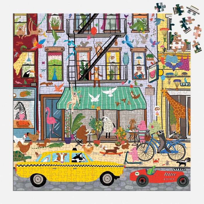 Critter City 500 Piece Jigsaw Puzzle Mudpuppy - for just $17.99! 