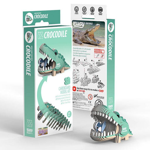 Crocodile 3D Cardboard Model Kit Eugy - for just $11.99! 