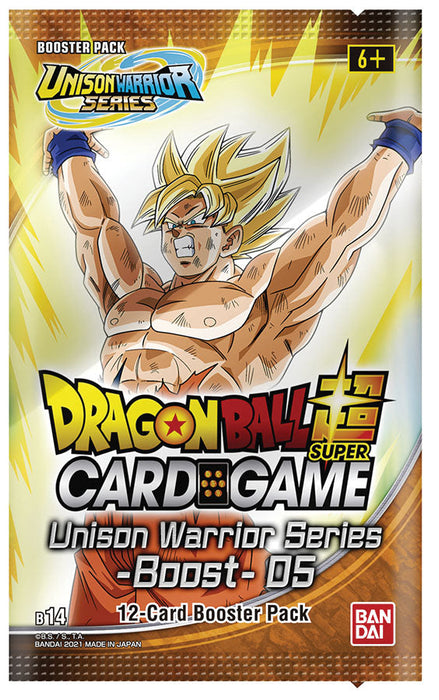 Dragon Ball Super TCG: Unison Warrior Series 5 - Cross Spirits Booster (B14) - 1 pack - for just $3.99! 