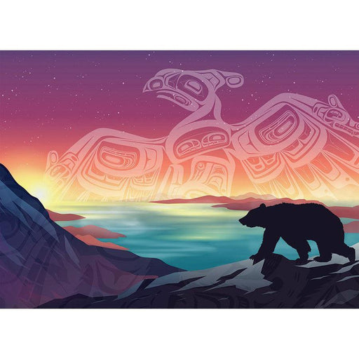 Crossings: Thunderbird and Bear 500 Piece Jigsaw Puzzle Cobble Hill - for just $17.99! 