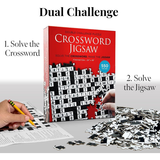 Crossword v1 550 Piece Jigsaw Puzzle Babalu - for just $23.99! 