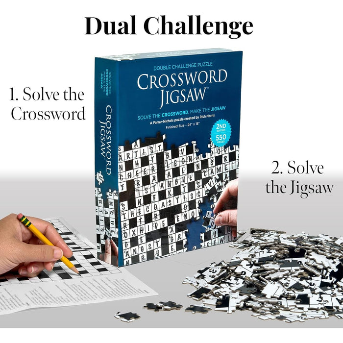 Crossword v2 550 Piece Jigsaw Puzzle Babalu - for just $23.99! 