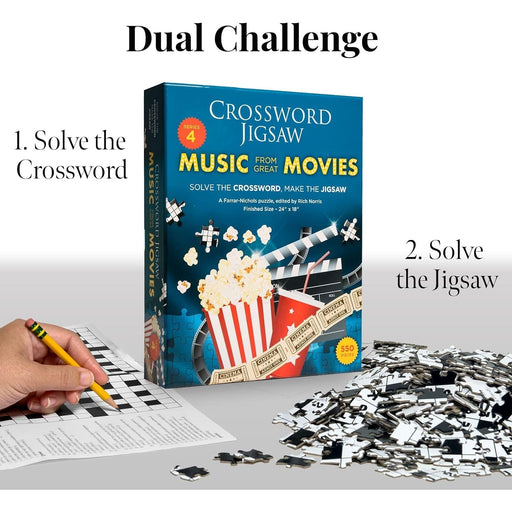 Crossword v4 Music from Movies 550 Piece Jigsaw Puzzle Babalu - for just $23.99! 