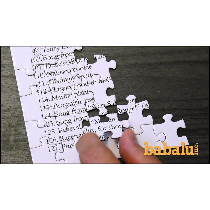 Crossword v4 Music from Movies 550 Piece Jigsaw Puzzle Babalu - for just $23.99! 