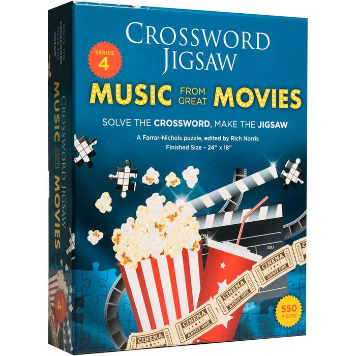 Crossword v4 Music from Movies 550 Piece Jigsaw Puzzle Babalu - for just $23.99! 