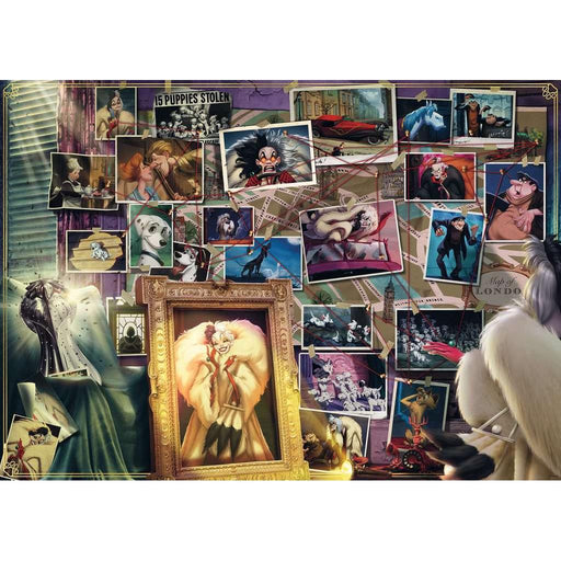 Cruella De Vil "Disney Villainous" 1000 Piece Jigsaw Puzzle Ravensburger - for just $29.99! 