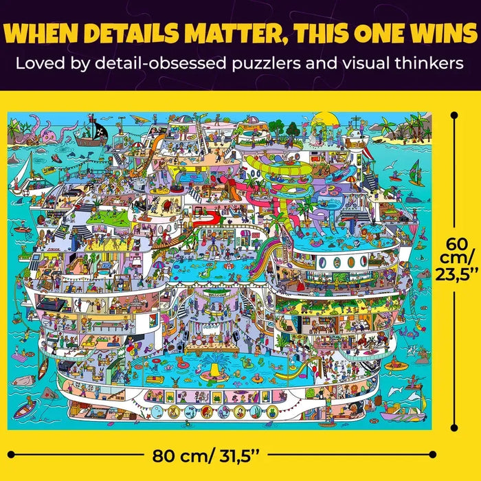 Cruise Vistas "Seek & See" 1000 Piece Jigsaw Puzzle Quokka - for just $24.99! 