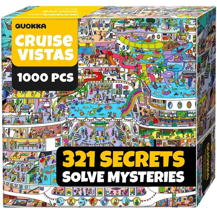 Cruise Vistas "Seek & See" 1000 Piece Jigsaw Puzzle Quokka - for just $24.99! 