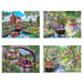 Cruising the Canals Set of 4 500 Piece Jigsaw Puzzles HOP - for just $49.99! 