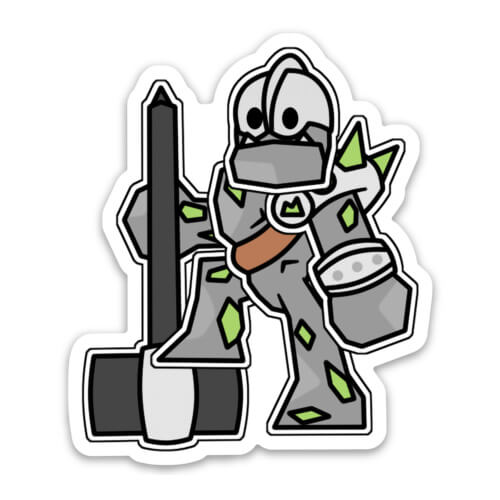 Crusher (Sticker) - for just $3! 