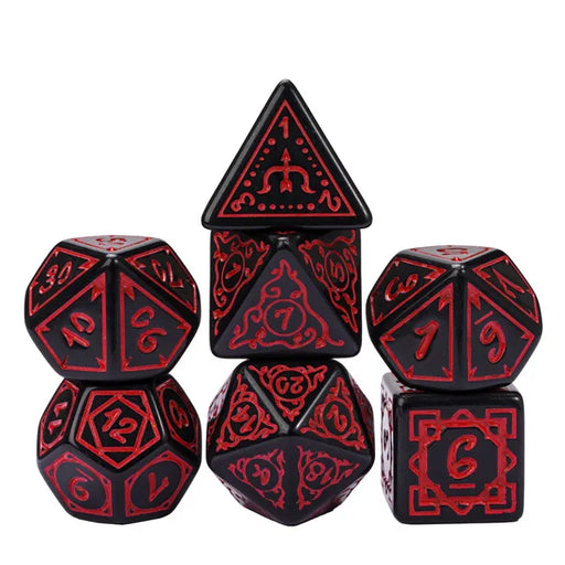 Cryptic Knots: Dried Blood RPG Dice Set - for just $11.99! 