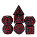 Cryptic Knots: Dried Blood RPG Dice Set - for just $11.99! 