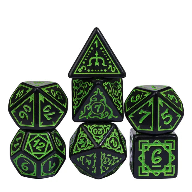 Cryptic Knots: Verdant RPG Dice Set - for just $11.99! 
