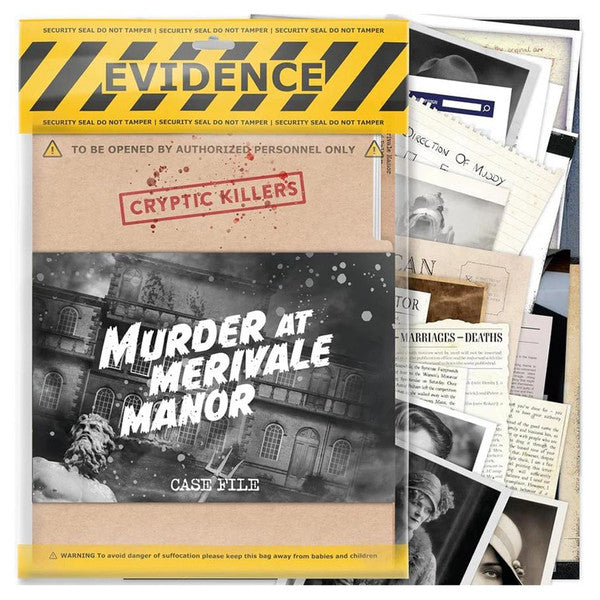 Cryptic Killers: Murder at Merivale Manor - for just $20! 