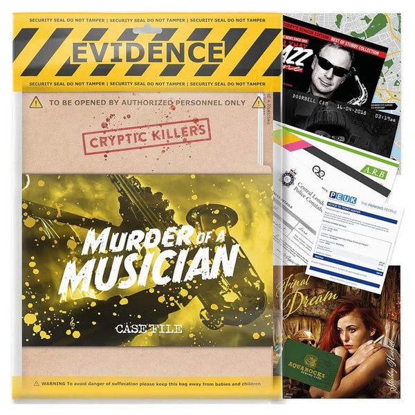 Cryptic Killers: Murder of a Musician - for just $20! 