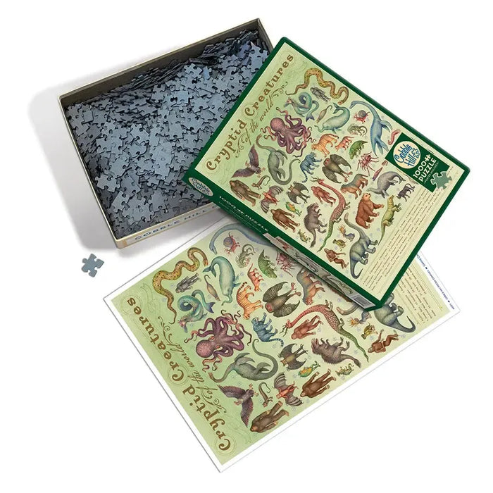 Cryptid Creatures 1000 Piece Jigsaw Puzzle Cobble Hill - for just $19.99! 