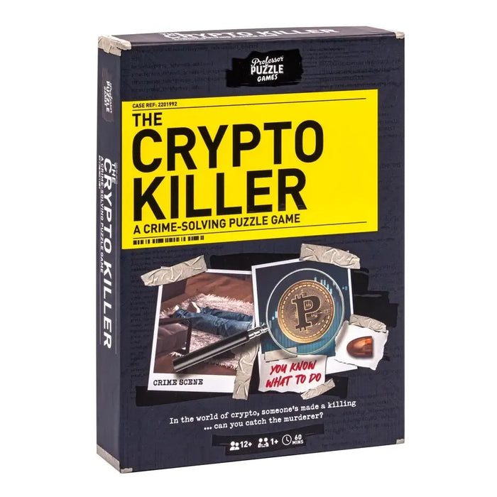 Crypto Killer - Crime-Solving Detective Puzzle Game - Professor Puzzle - for just $14.99! 