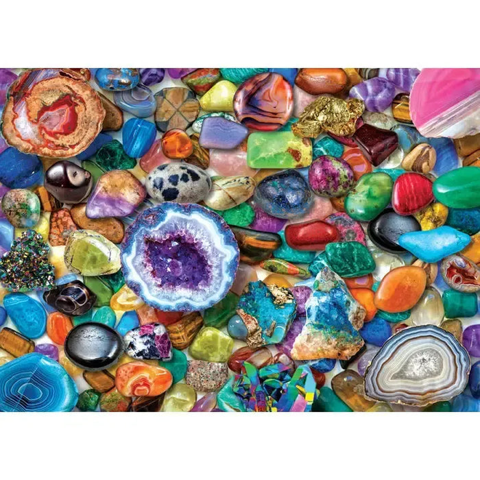 Crystals & Gemstones 1000 Piece Jigsaw Puzzle Peter Pauper - for just $19.99! 