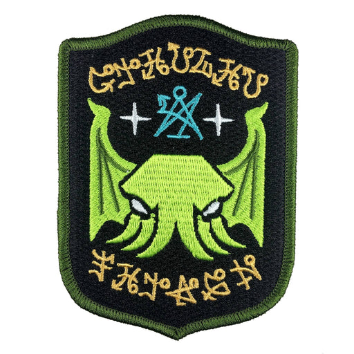 Cthulhu Fhtagn Embroidered Patch: Iron-on - for just $9! 