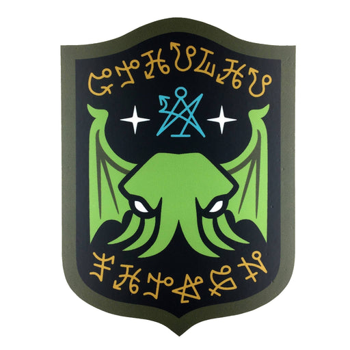 Cthulhu Fhtagn Shield Sticker - for just $3.50! 