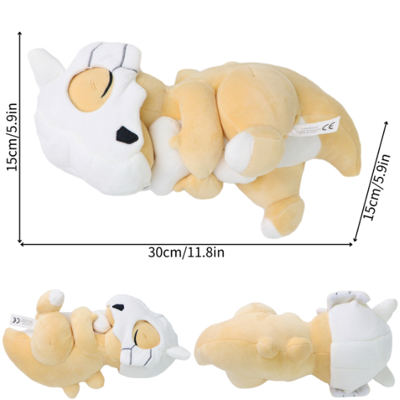 Pokemon Cubone Sleeping Plush Soft Stuffed Doll Toys Cute Collectible 30 CM Kids - for just $23.99! 