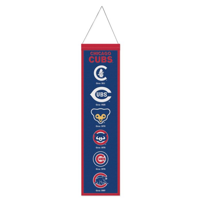 Chicago Cubs 8" x 32" Wool Banner - for just $44.99! 