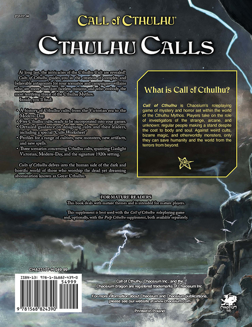Call of Cthulhu: Cults of Cthulhu - for just $49.99! 