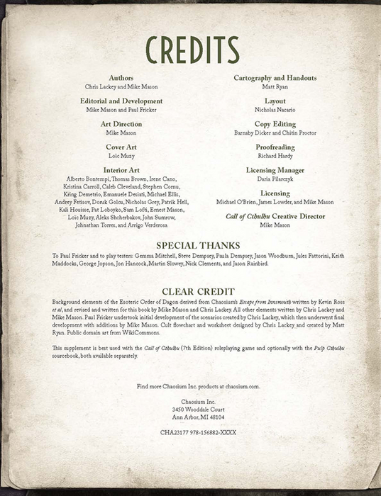 Call of Cthulhu: Cults of Cthulhu - for just $49.99! 