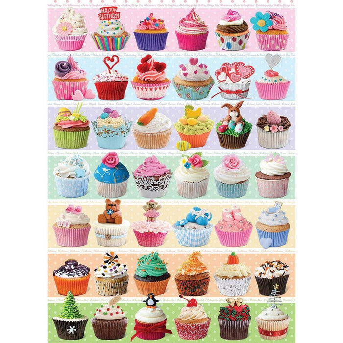 Cupcake Celebration 1000 Piece Jigsaw Puzzle Eurographics - for just $21.99! 