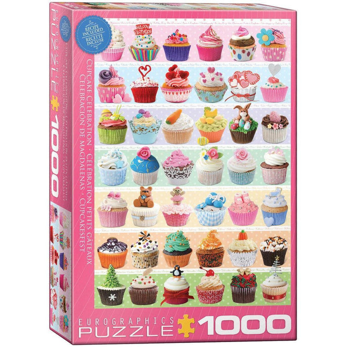 Cupcake Celebration 1000 Piece Jigsaw Puzzle Eurographics - for just $21.99! 
