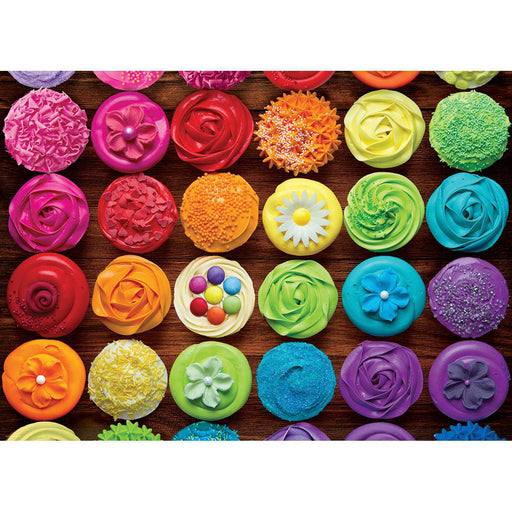 Cupcake Rainbow 1000 Piece Jigsaw Puzzle Eurographics - for just $19.99! 