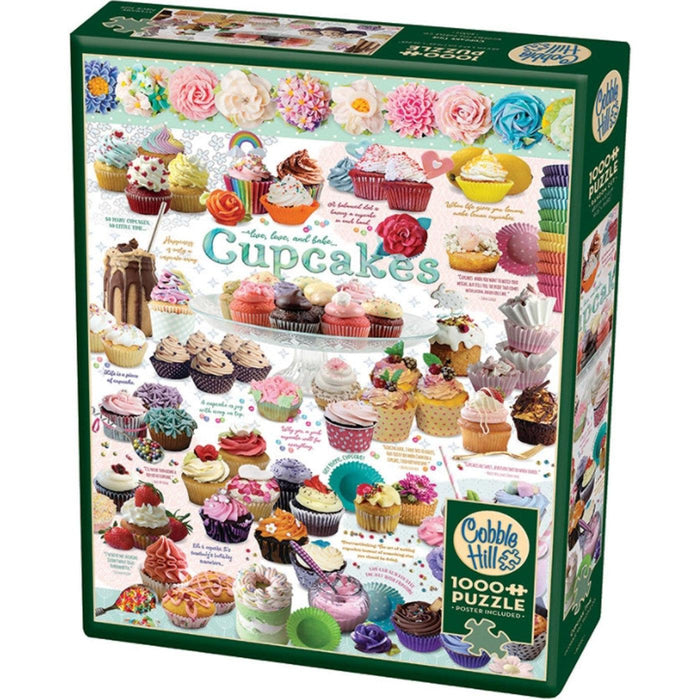 Cupcake Time 1000 Piece Jigsaw Puzzle Cobble Hill - for just $19.99! 