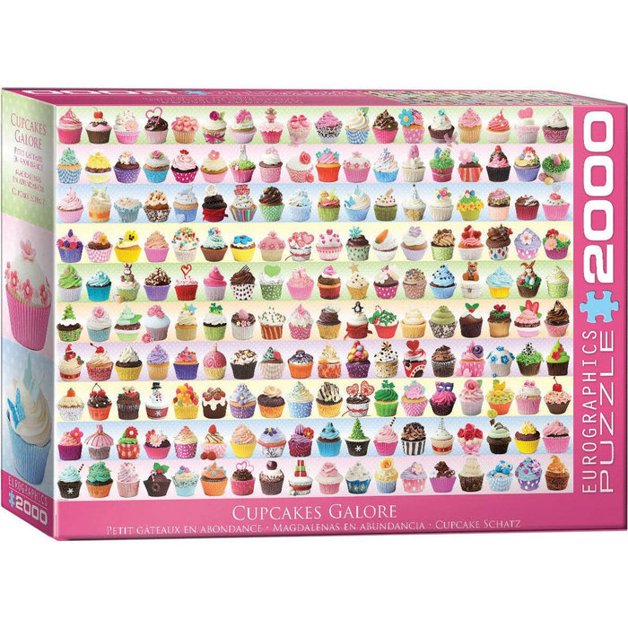 Cupcakes Galore 2000 Piece Jigsaw Puzzle Eurographics - for just $29.99! 