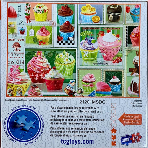 Cupcakes Puzzler's Choice 300 Piece Jigsaw Puzzle Sure Lox - for just $14.99! 