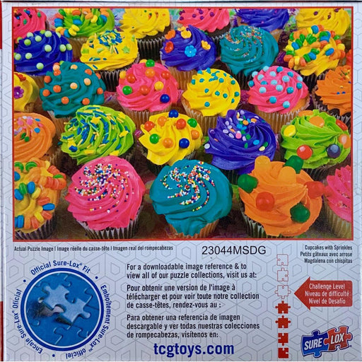 Cupcakes with Sprinkles Puzzler's Choice 500 Piece Jigsaw Puzzle Sure Lox - for just $14.99! 