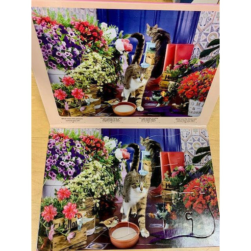 Curious Cats in the Yard 13 Piece Tray Jigsaw Puzzle Quokka - for just $9.99! 