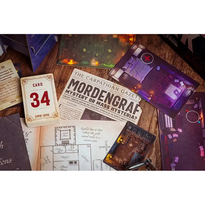 Curse of the Dark - Two Part Escape Room Game - Professor Puzzle - for just $29.99! 