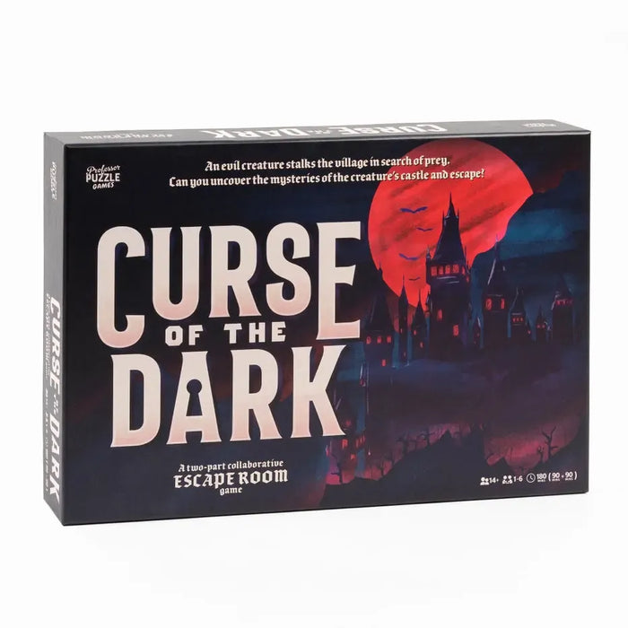 Curse of the Dark - Two Part Escape Room Game - Professor Puzzle - for just $29.99! 