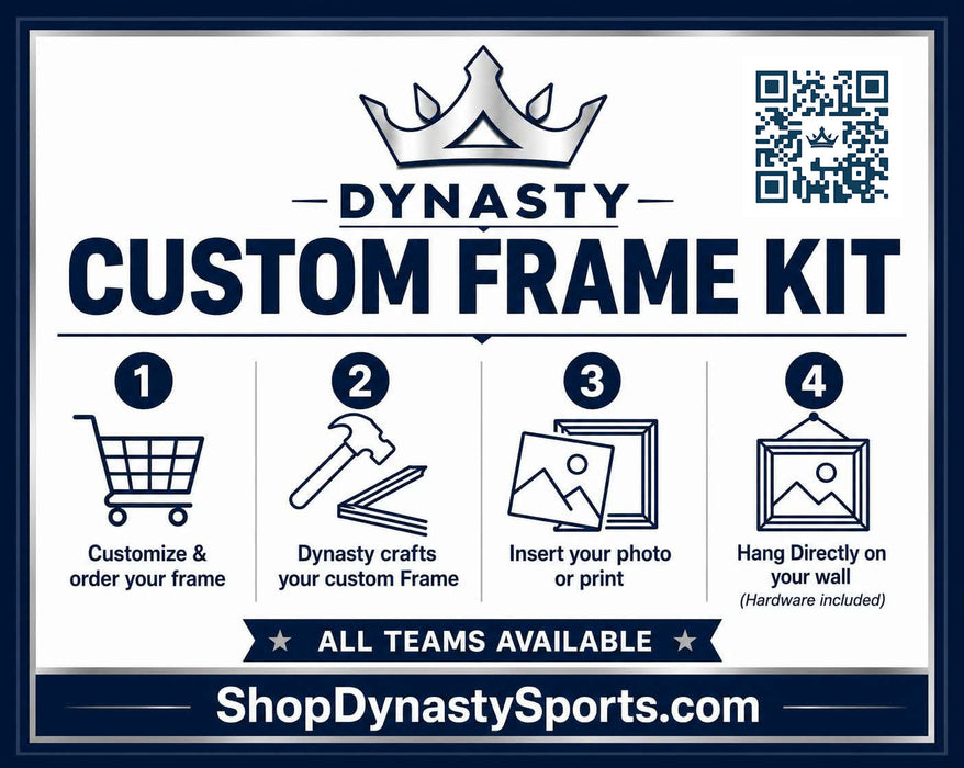 Philadelphia Eagles Super Bowl LIX Champions Custom NFL Football 8x10 Picture Frame Kit (3 Colors) - for just $36.99! 