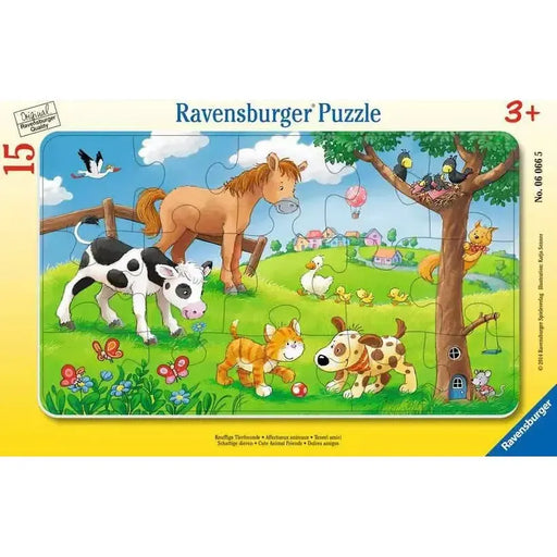 Cute Animal Friends 15 Piece Tray Jigsaw Puzzle Ravensburger - for just $9.99! 