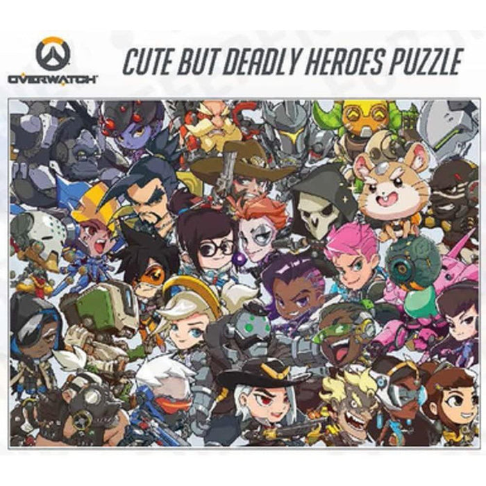Cute But Deadly Heroes Overwatch 1000 Piece Jigsaw Puzzle Blizzard - for just $19.99! 