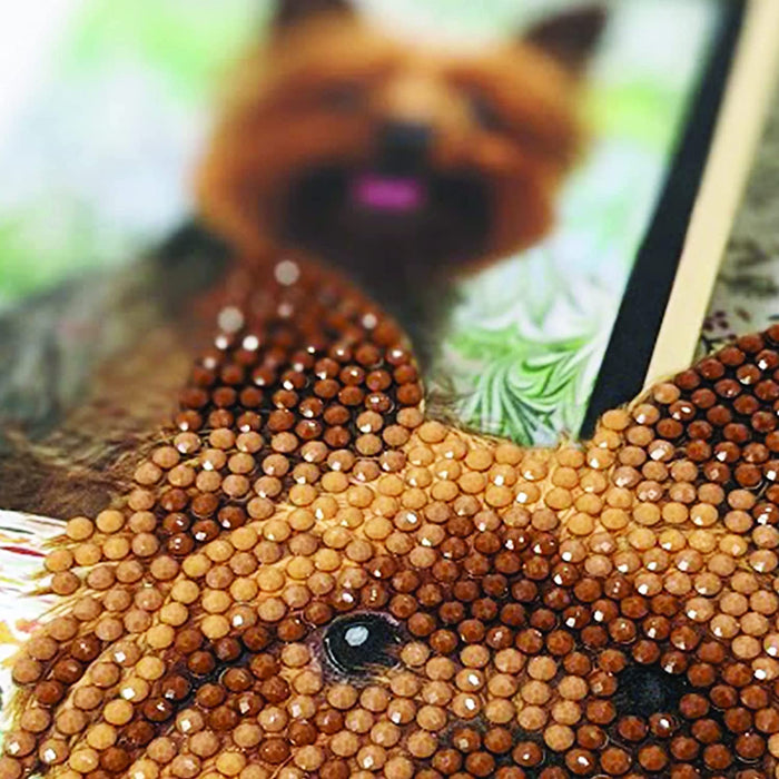 Cute Dog Crystal Art Notebook Kit Craft Buddy - for just $15.99! 