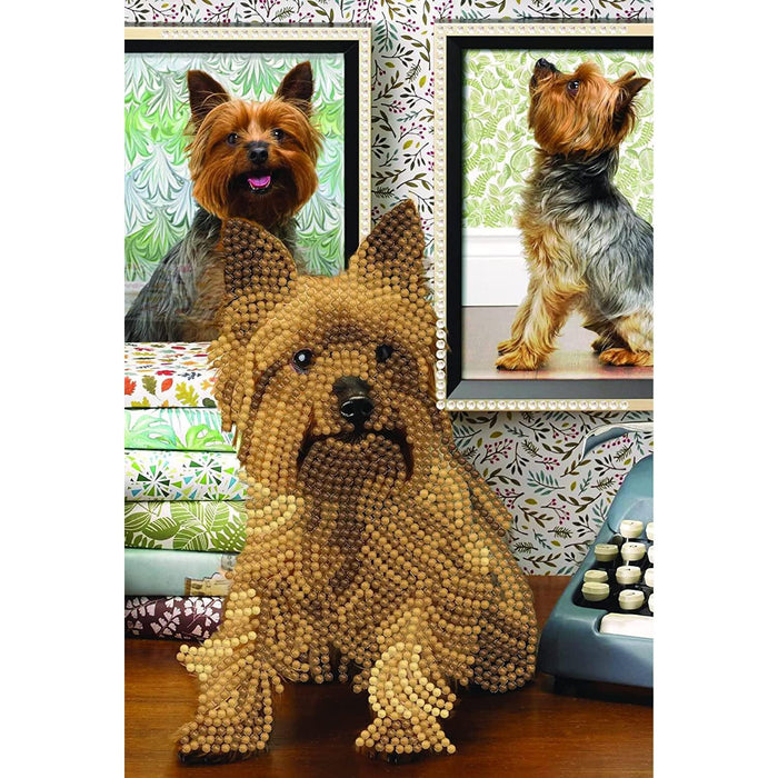 Cute Dog Crystal Art Notebook Kit Craft Buddy - for just $15.99! 