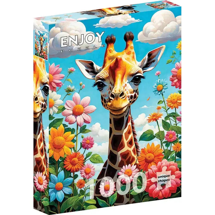 Cute Giraffe 1000 Piece Jigsaw Puzzle Enjoy - for just $24.99! 