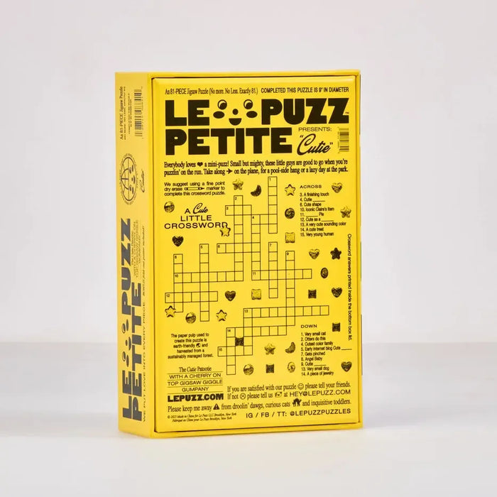 Cutie 81 Piece Round Jigsaw Puzzle Le Puzz - for just $24.99! 