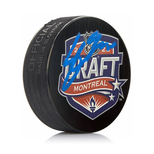 Cutter Gauthier Anaheim Ducks Autographed NHL Hockey 2022 Draft Puck - for just $39.99! 
