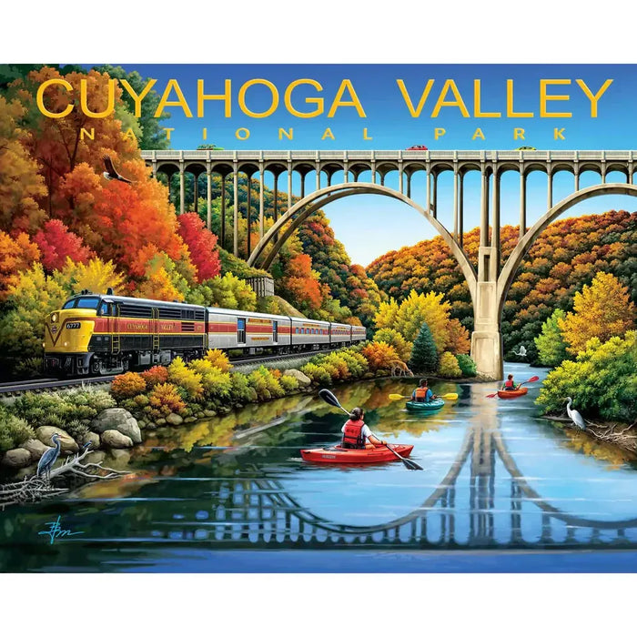 Cuyahoga Valley National Park 210 Piece Jigsaw Puzzle Boardwalk - for just $11.99! 