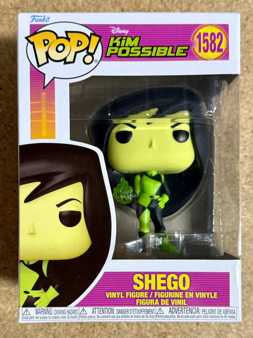 Funko Pop! Disney Villain Shego #1582 Kim Possible 2025 Go Team Go - for just $13! 
