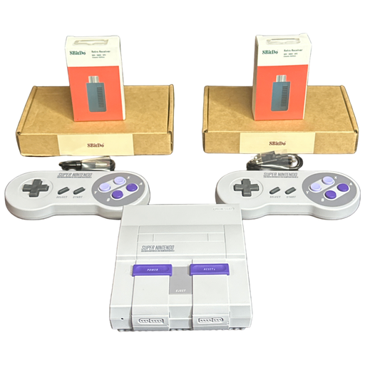 Super Nintendo Classic Edition (UPGRADED CONTROLLERS) - for just $292.99! 